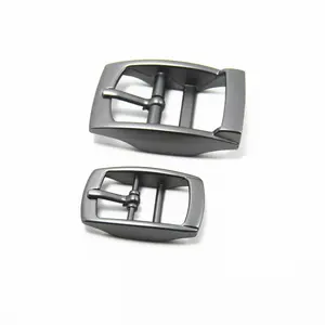 Wholesale Zinc Alloy Metal 15mm20mm 25mm Inner Size Double Bar Pin Buckle Adjuster For Leather