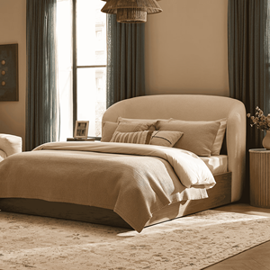 Cama tapizada personalizada Tamaño doble Diseño con mechones con elevador de gas Cama cuadrada con almacenamiento - Product Image 1