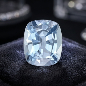 เบาะ6X8mm พลอยสีอะความารีนธรรมชาติเจียระไนคุณภาพสูงราคาโรงงาน | พลอยอความารีนธรรมชาติ | GL - Product Image 3