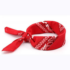 Bandana carré hip-hop punk en coton et polyester multi-usages pour <span class=keywords><strong>homme</strong></span>, accessoire de cheveux, motif fleurs de cajou - Product Image 1