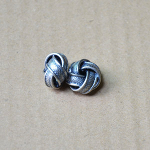 ลูกปัดเงินสไตล์วินเทจสำหรับทำเครื่องประดับ ลวดลายมงคล Z099 - Product Image 3