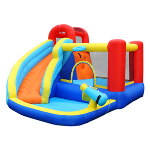 Công Viên Nước Inflatable <span class=keywords><strong>Bouncer</strong></span> Kết Hợp Cho Trẻ Em Inflatable Bounce House Trượt Nước Với Hồ Bơi - Product Image 6