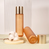 Flacon de lotion en plastique PETG de 150 ml, conteneur personnalisé pour soins de la peau, emballage élégant, flacon de lotion de luxe avec pompe