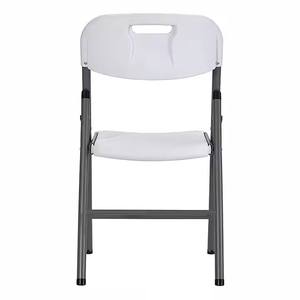Chaise pliante d'extérieur en plastique blanc au design moderne pour pique-nique, mariage, fête, à bas prix, moulée par soufflage, pour salle à manger, hôtel et cuisine - Product Image 4