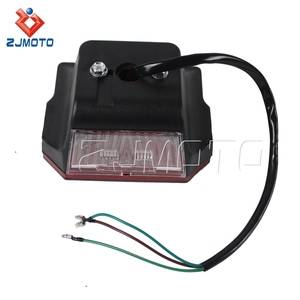 Phare arrière de moto avec réflecteur intégré, feu de plaque d'immatriculation pour <span class=keywords><strong>MZ</strong></span> <span class=keywords><strong>ETZ</strong></span> 150, <span class=keywords><strong>250</strong></span>, 251, et pour simason SR50 S51, 301 - Product Image 3