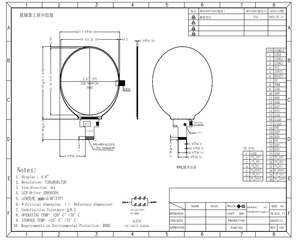 จัดหาโมดูลจอ LCD TFT แบบวงกลมขนาด 4 นิ้ว 720x720 IPS MIPI CTP - Product Image 5
