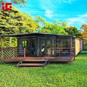 Maison conteneur pliable de luxe pour le camping, haute qualité, prix abordable, maisons préfabriquées, mini-maison portable, maison préfabriquée - Product Image 2