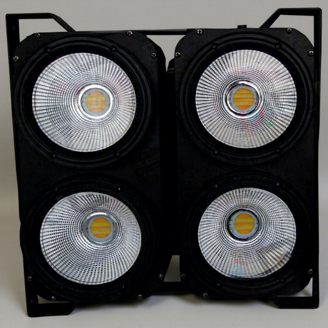 High Power 450W Four Eyes SMD5050 Matrix Led Blinder Light with DMX512 Control and Adjustable Color Temperature