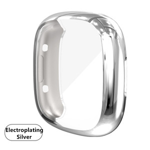 Coque en TPU souple plaquée pour <span class=keywords><strong>Fitbit</strong></span> <span class=keywords><strong>Versa</strong></span> 4, étui de montre anti-rayures, coque de protection complète pour <span class=keywords><strong>Fitbit</strong></span> Sense <span class=keywords><strong>2</strong></span> - Product Image 4