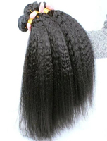 Stock de Cheveux Bruts Non Traités Grade 16A, Vison Brésilien Lisse, Cuticules Alignées, Paquets Kinky, Donneur Unique, 14, Vente en Gros pour Fournisseurs