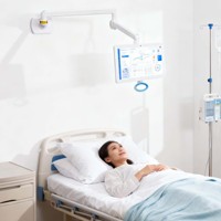 Moniteur médical mural PoE RK3566 Quad Core Android 13 de 13,3 pouces de couleur blanche pour hôpital