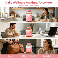 Gummies de L-Tyrosine sans sucre en gros, 1000 mg, à base de plantes, pour la santé cognitive et le bien-être quotidien