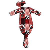 Pyjama-gigoteuse personnalisé en bambou et élasthanne doux, noué, pour bébés et enfants, avec fermeture éclair, en fibre de bambou, à manches longues