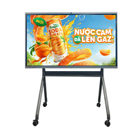Pizarra Interactiva Digital Inteligente Todo en Uno de 55 y 75 Pulgadas, de Gran Formato, para Aula, Fabricada en China
