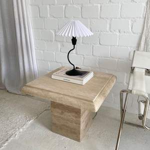 <span class=keywords><strong>Table</strong></span> <span class=keywords><strong>basse</strong></span> ronde en travertin blanc poli à prix avantageux directement de l'usine - Product Image 3