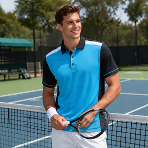 Uniformes Deportivos Elásticos en 4 Direcciones, Ropa de Equipo al por Mayor, Polos de Golf Personalizados para Exteriores con Logotipo Bordado - Product Image 3