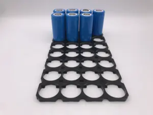 4P7S pemegang sel tipe sarang lebah 21700 braket Pemegang baterai 22.5mm 21700 pemegang sel baterai