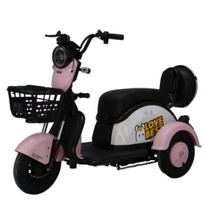 Toodi Xe Ba Bánh Điện Mini Xe Ba Bánh Có Mái Cho Người Lớn Màu Hồng Tối Đa Màu Đen Màu Xanh Lá Cây Màu Bạc Động Cơ Cơ Pin Năng Lượng Axit - Product Image 1