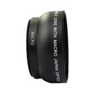 Objectif grand angle HD 49MM 0,45x avec objectif macro de remplacement pour appareil photo Canon Nikon Sony Pentax 49MM