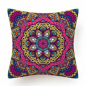 Funda de Cojín Boho con Diseño Paisley Tradicional Oriental, Inspirada en Mandala, Venta al Por Mayor - Product Image 1