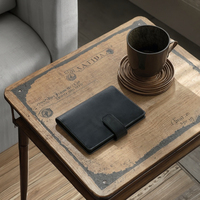 Porte-passeport multifonctionnel vintage en cuir véritable Boshiho avec protection RFID, design Crazy Horse, minimaliste, avec clip pour documents et cartes d'embarquement