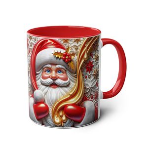 Taza Navideña 3D de Lujo, Taza de Cerámica con Diseño de Santa Claus, Vaso para el Año Nuevo, Regalo de <span class=keywords><strong>Navidad</strong></span> - Product Image 3