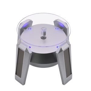 Пластиковая вращающаяся подставка для демонстрации товаров UFO с синей подсветкой, 360 градусов - Product Image 1