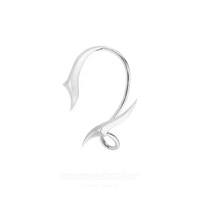 Manchette d'oreille unisexe série Extinction Y2K Cyberpunk Wings, design elfe haut de gamme électroplaqué sans perçage