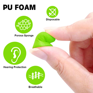 Protection biodégradable et auditive pour le sommeil, le travail et la <span class=keywords><strong>moto</strong></span>, <span class=keywords><strong>bouchon</strong></span> d'oreille en mousse PU - Product Image 5