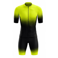 Ensembles d'uniformes de cyclisme sur mesure OEM, grande taille, respirants, écologiques, 100 % polyester, maillots et shorts, options d'équipe personnalisées