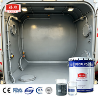 Peinture liquide électrostatique époxy sans carbone EP305-3, finition brillante réglable pour projets mondiaux