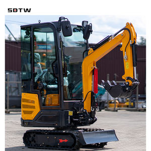 SDTW TW12P Suministro de fábrica Mini excavadora 1Ton 2Ton Bagger Custom 1,2 Ton Granja hidráulica con motor <span class=keywords><strong>Yanma</strong></span> o Kubota - Product Image 3