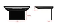 Moniteur de plafond pour voiture de haute qualité 22 pouces FU HD 1080P Android 14 avec HDMI WiFi pour véhicules commerciaux, bus, autocars, camping-cars