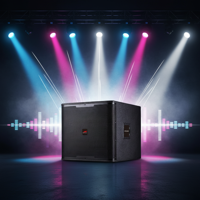 15 Inch Professional Aluminum Audio Heavy Duty Speaker with High Sensitivity and Big Size
