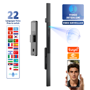 UIELOCK VXF-9 Large Handle Keyless Entry Home Security <b>Smart</b> Lock Tuya 3D Face Recognition Palm Vein Full-Automatic VXF-9 VXF-9 - Product Image 4
