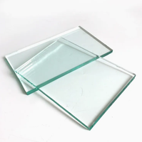 Verre trempé de sécurité trempé de 5mm 6mm 8mm 10mm pour la cloison de salle de bain et d'hôtel pour le bord de polissage fin d'utilisation de mur rideau