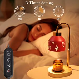 LANJO Factory Direct Christmas Deer Scented <b>Lamp</b>, Electric Wax Melt Warmer, <b>Touch</b> Control <b>Bedside</b> <b>Lamp</b>, Xmas Gift & Home Decor - Product Image 5