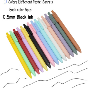 Custom Logo Silk Screen Printed Quick-Dry Plastic Promotional Ballpoint <b>Pens</b> with Company Brand - Product Image 2
