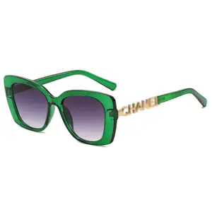 Dropshipping Brand C-C new small fragrant wind cat eye sunglasses women's fashion sun protection sunglasses S166