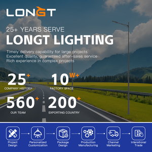Lampadaire extérieur LONGT en acier galvanisé carré, IP66, HID 6000K, lumière du jour, garantie 10 ans, finition galvanisée à chaud – Vente chaude usine - Product Image 4
