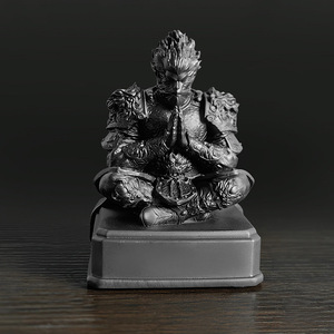 Personnage Foshan personnalisé <span class=keywords><strong>noir</strong></span> mythe <span class=keywords><strong>soleil</strong></span> Wukong figurine en résine modè<span class=keywords><strong>le</strong></span> Statue pour la décoration intérieure vente jeu Wukong Table - Product Image 5