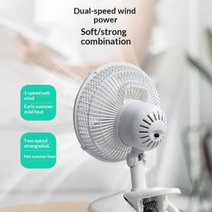 <span class=keywords><strong>Petit</strong></span> <span class=keywords><strong>ventilateur</strong></span> silencieux à clip pour dortoir, maison, bureau, utilisation sur bureau, 3 vitesses - Product Image 4