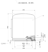 Véritable sécheur d'air d'origine (Assy) avec bouteille de séchage OEM4329211012 pour camion, réservoir de séchage, cylindre de séchage, cartouche déshydratante