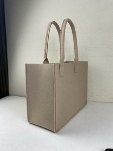 Biểu Tượng Tùy Chỉnh Thân Thiện Với Môi Thường Công Suất Lớn Cảm Thấy Tote Phụ Nữ Cảm Thấy Túi Túi Xách Len Cảm Thấy Mua Sắm Túi - Product Image 4