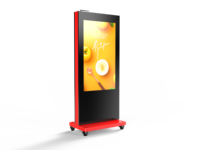 Écran LCD personnalisé de signalisation numérique de grande taille de 65 pouces pour le programme d'affiliation publicitaire pour le kiosque d'utilisation de médias spécifié