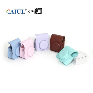 กระเป๋ากล้องหนังสำหรับ <span class=keywords><strong>Instax</strong></span> Mini 13 กระเป๋าหนัง OEM ป้องกันรอยขีดข่วน กระเป๋าเก็บกล้องแบบแข็งสำหรับเดินทาง อุปกรณ์เสริมกล้องถ่ายรูปทันที - Product Image 4