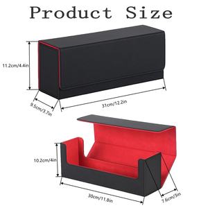 Box Porta Mazzo Grande Capacità per Carte da Gioco Collezionabili <span class=keywords><strong>Anime</strong></span> Portatile in Pelle per Oltre 400 Carte da Gioco MTG TCG All'Ingrosso - Product Image 5