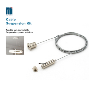 Tùy chỉnh cáp treo Kit phù hợp cho ánh sáng theo dõi, Đèn Led tùy chỉnh chiều dài dây thép treo Cáp Kit - Product Image 1