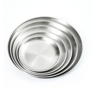 Offre Spéciale <span class=keywords><strong>plaque</strong></span> <span class=keywords><strong>de</strong></span> style coréen <span class=keywords><strong>de</strong></span> luxe, assiettes en métal doré pour assiette alimentaire, plat en or - Product Image 4