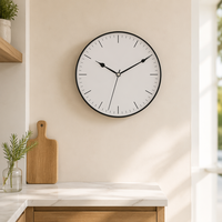 Movimiento de Reloj de Cuarzo Silencioso 12888 con Eje de 20mm y 3 Juegos de Manecillas para Kit de Reparación y Reemplazo de Relojes DIY para Decoración de Sala de Estar